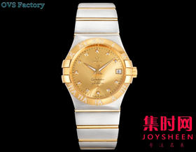 经典传承，卓越新生——欧米茄OVS星座情侣系列 罗马圈钻刻款 男士腕表 表径38mm