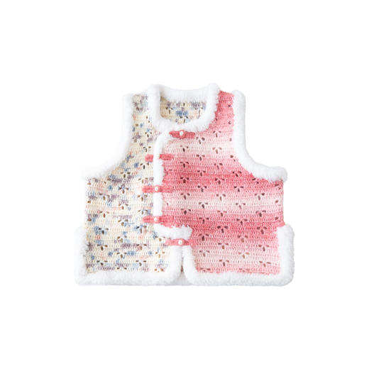 苏苏姐家清婉新中式马甲手工diy钩针自制背心编织毛线团材料包 商品图4