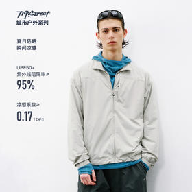 714street户外防晒凉感夹克2026春新款潮牌轻薄宽松立领男女外套