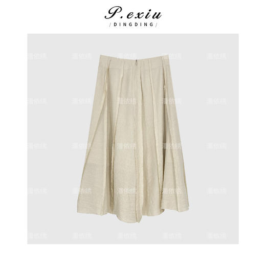 04-2潘依绣丁丁宠粉春夏法式飘逸感半身裙Q14632 商品图1