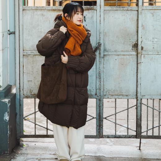 新中式长款羽绒服|匈牙利90%白鹅绒，充绒量250g+，零下15℃都能穿 商品图7