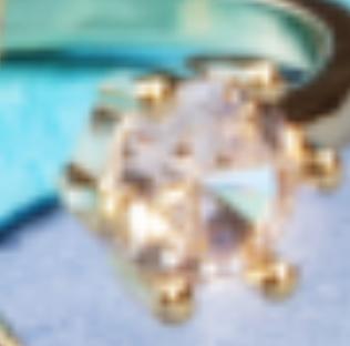 【彼达思】景之蓝聆海蝶铜合金戒指 商品图2