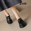 ZHR则则增高5.5cm厚底乐福鞋女2026新款时髦复古百搭舒适英伦单鞋 商品缩略图1