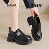 ZHR则则增高6.5cm复古英伦单鞋女鞋2026新款舒适百搭魔术贴乐福鞋 商品缩略图2