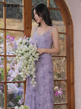 【门店同款】ENJOY春季“柔光芳序”绮丽繁花连衣裙 169099675