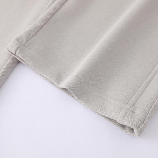 GXG男装26春季精梳华棉弹力舒适松紧腰系绳休闲阔腿裤男式直筒裤K&C 商品图7