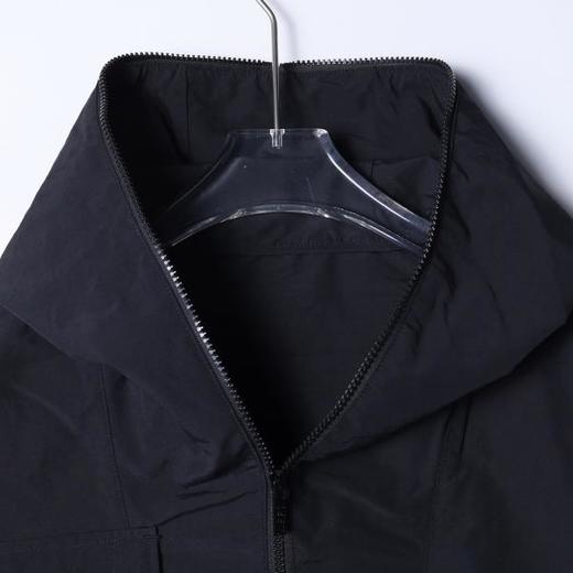 W0227SDSA春夏新款痞帅男装设计感拉链连帽夹克百搭时尚工装套头上衣 商品图2