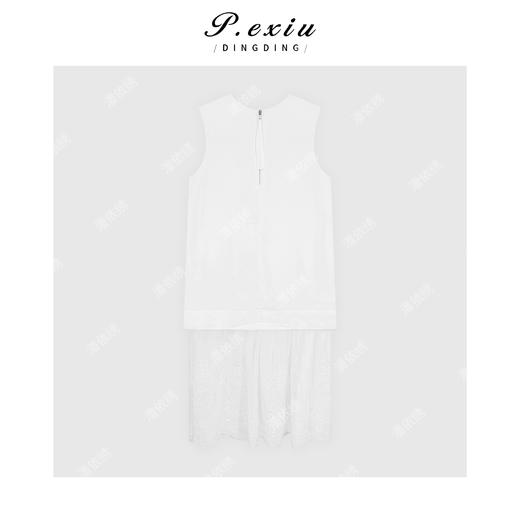 04-3潘依绣丁丁宠粉法式浪漫拼接蕾丝假两件连衣裙Q6941 商品图1