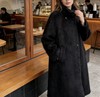 重磅！立领拉毛大衣  羊毛羊绒  中长款大衣  柔雾皮草感大衣 商品缩略图1