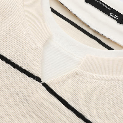 GXG男装【假两件撞色】26春季时尚简约运动休闲百搭男式圆领卫衣K&C 商品图7