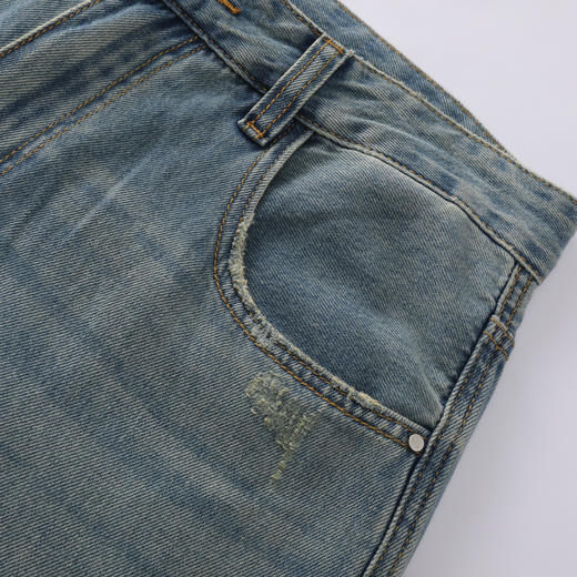 GXG男装【莱赛尔】26春季经典水洗潮流百搭亲肤直筒男式牛仔裤K&C 商品图4