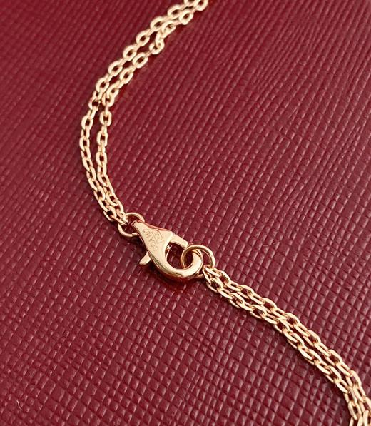 独家对版CNC数控精雕 精工高定 卡地亚Cartier 经典Love双层大饼项链 精致简约的一款，玫瑰金百搭不挑肤色 无论是简约基础搭配还是华丽礼服都能轻松驾驭~ 商品图5