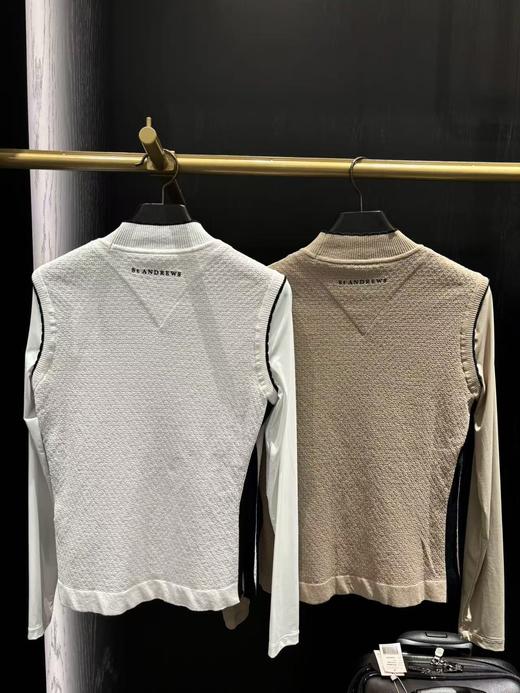 St家春夏新款女士冰丝防晒长袖针织上衣来啦！🇰🇷渠道出货🚚❗️这种小立领的气质上身无需多说！很自然的那种气质啊！简约大方都会认可的款式！这件没有任何女人不爱！！！上身会拔高气质的一件上衣！ 商品图2