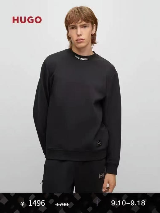 原单正品 HUGO BOSS雨果黑马衔索套头衫，S-XXL 商品图10