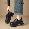 ZHR则则厚底增高小皮鞋2026新款系带乐福鞋英伦百搭单鞋软底女鞋 商品缩略图7