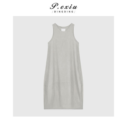 04-3潘依绣丁丁宠粉后背镂空设计背心连衣裙Q98129 商品图0