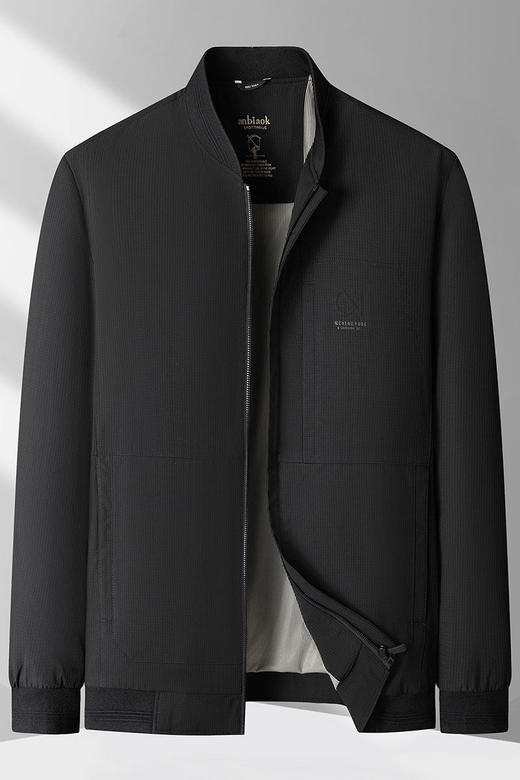 【DPS】大依优型大码男装棒球领夹克外套行政商务休闲上衣加肥加大码 商品图5