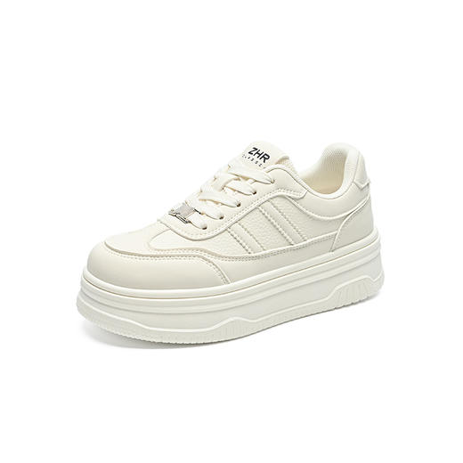 ZHR则则 松糕底增高板鞋百搭休闲百搭小众设计感女鞋IF113/IF113A 商品图1