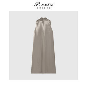 04-3潘依绣丁丁宠粉法式无袖高级感连衣裙Q18992