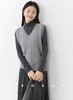 「任选2件立减20元 拉夫风减龄马甲系列！精选澳洲美丽诺羊毛 AVANN 羊毛马甲扭花马甲深V背心 商品缩略图6