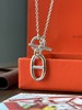 独家对版CNC数控精雕 精工高定  HERMES 爱马仕猪鼻子项链 简约巨百搭 太适合日常穿搭佩戴了！实用性太高～低调又休闲 商品缩略图4
