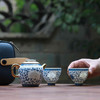 玉柏心如莲花一壶两杯旅行茶具 商品缩略图1