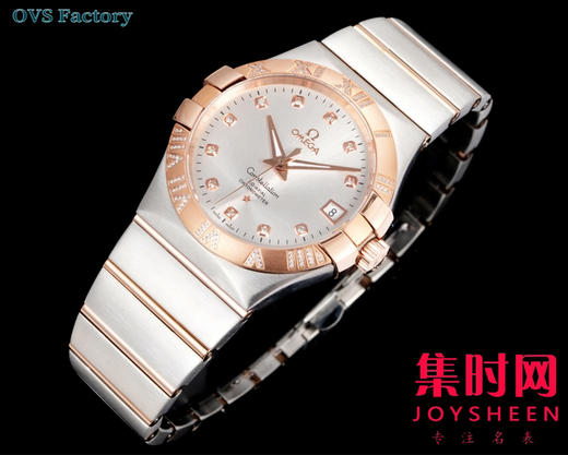 经典传承，卓越新生——欧米茄OVS星座情侣系列 罗马圈钻刻款 男士腕表 表径38mm 商品图2