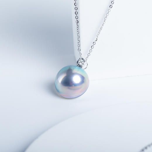 星空蓝马贝珍珠王妃吊坠 DZ252 商品图2