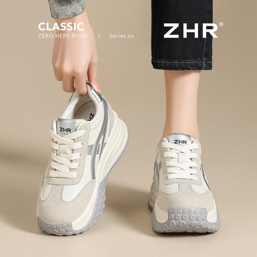 ZHR【增高神器】厚底增高7cm轻便阿甘鞋春秋新款透气舒适老爹鞋女 商品图8