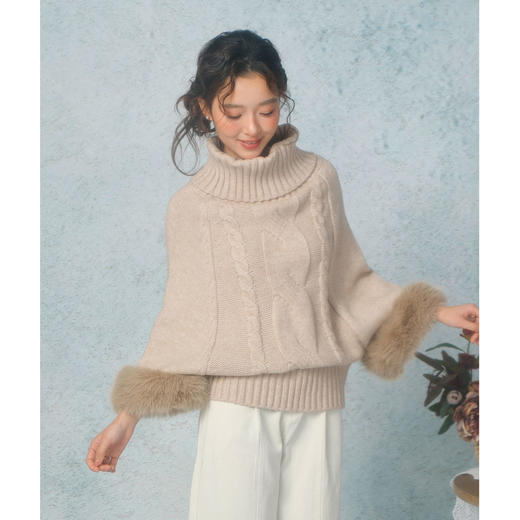 气质高领一字肩两穿毛衣-纪念日百货门店同款169293849 商品图4