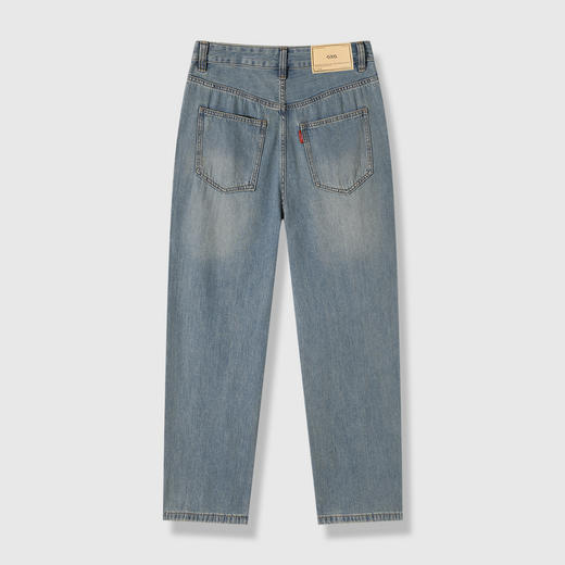 GXG男装【莱赛尔】26春季经典水洗潮流百搭亲肤直筒男式牛仔裤K&C 商品图1