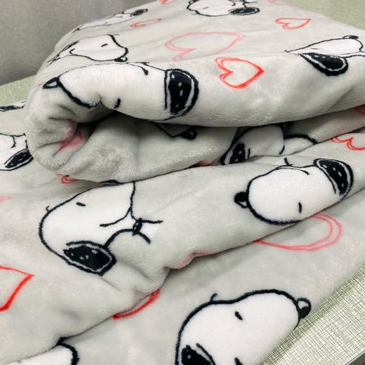 出口老美史努比满印牛奶绒毛毯 商品图6