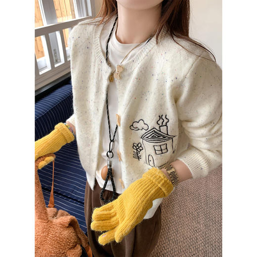 <曾小咸推荐>2.10现货秒杀 ！微信超特价！刺绣毛衣开衫 日常169.99 立减80 秒杀89.99！！ 商品图1