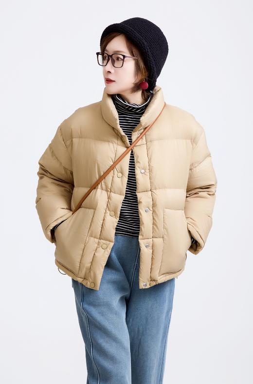 文艺立领羽绒服 商品图0