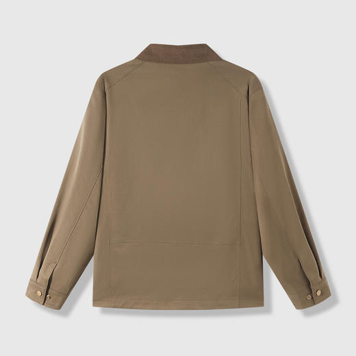 GXG男装【工装口袋】26春季时尚复古休闲简约翻领男式行政夹克K&C 商品图3