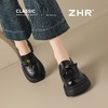 ZHR山茶花蝴蝶结厚底乐福鞋2026新款百搭增高通勤英伦风小皮鞋女 商品缩略图6