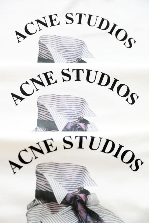 徽标大印花tee，宽松休闲半袖儿。白色图案圆领套头式t恤E012966 商品图14