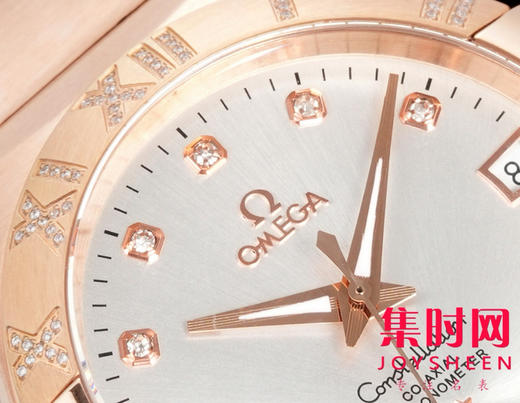 经典传承，卓越新生——欧米茄OVS星座情侣系列 罗马圈钻刻款 男士腕表 表径38mm 商品图4