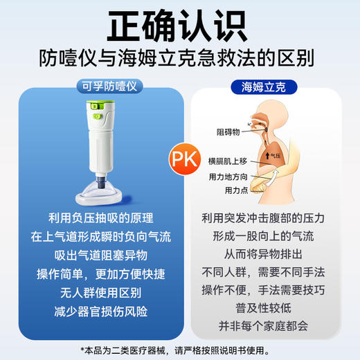 可孚海姆立克防噎仪急救器自动防窒息急救仪官方器械正品防噎神器 商品图3