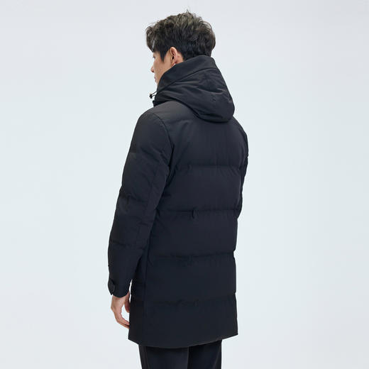 【门店同款&鸭绒】圣得西25年冬季连帽中长款羽绒服保暖男士外套 商品图2