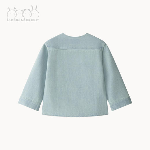 浅蓝清新牛仔外套 商品图4