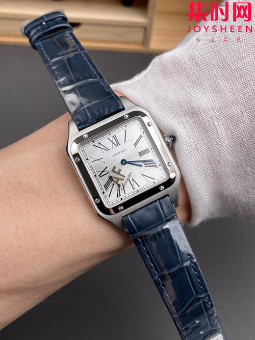 AF卡地亚山度士杜蒙系列 桑托斯大号 中性腕表 成熟魅力之典范 表盘尺寸43.5X31.4mm 小手腕男生福音 商品图8