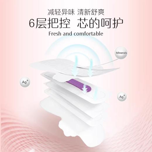 阿莎娜超薄棉面夜用卫生巾28cm14P 商品图6