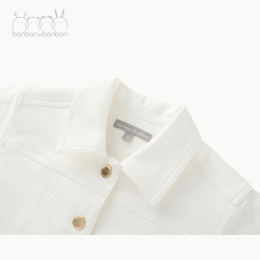 法意白棉质牛仔外套 商品图2