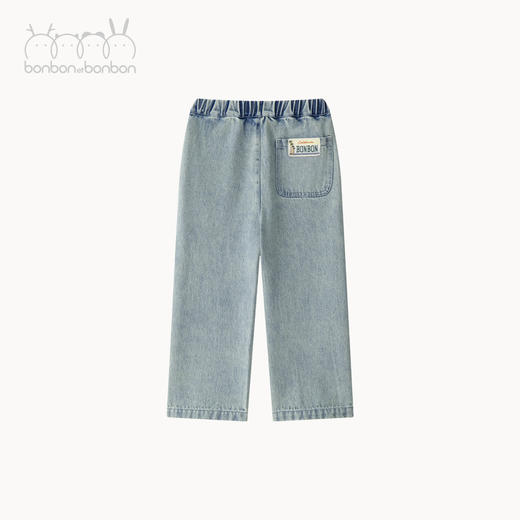 浅蓝清新牛仔长裤 商品图4