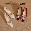 ZHR则则法式气质婚鞋女鞋2026新款6cm增高珠花高跟鞋结婚宴会伴娘 商品缩略图6