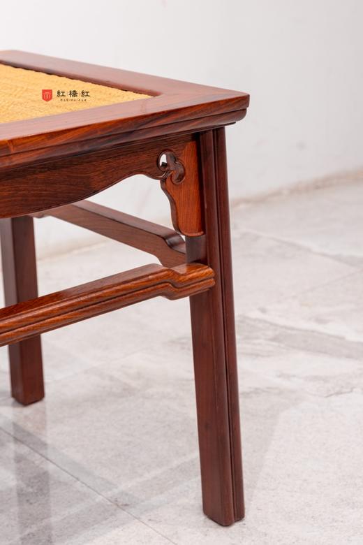 红桥红  家具严选  缅甸花梨(大果紫檀）  【46瓜棱腿方凳】 商品图10