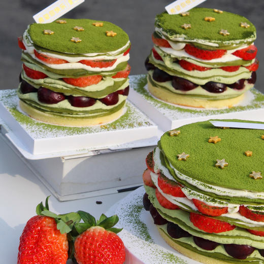 车厘子草莓抹茶星星千层 商品图1