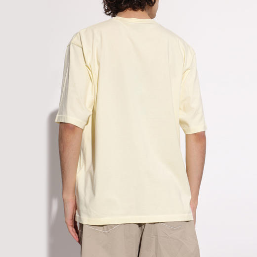 DSQUARED2 男士字母徽标刺绣棉质圆领短袖T恤 淡黄色 S74GD1542 D20108 171 商品图2