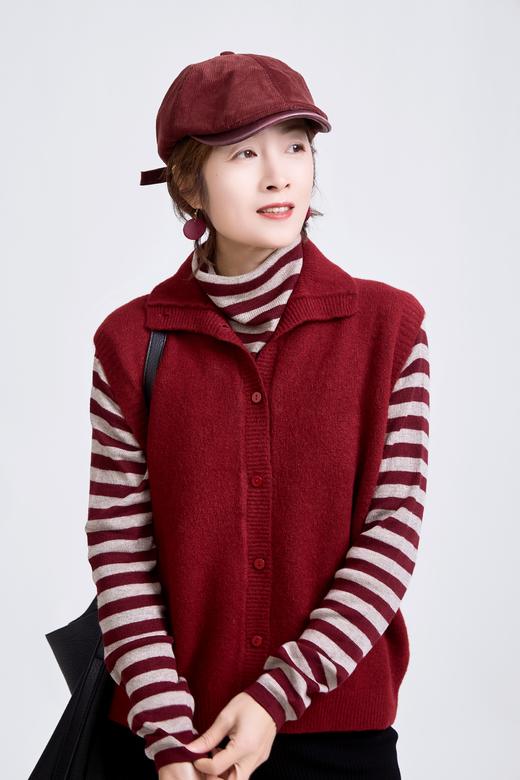 简约针织背心 商品图0